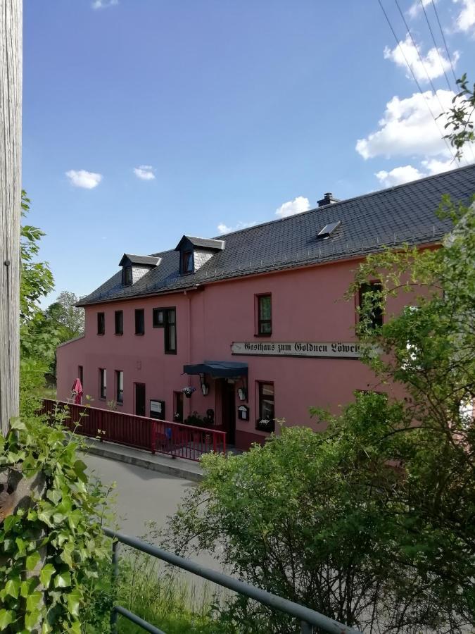 Hotel Gasthaus Goldner Loewe Saalburg Exteriér fotografie