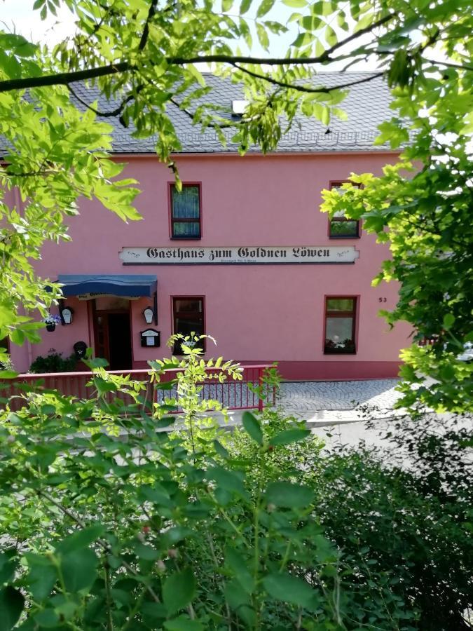 Hotel Gasthaus Goldner Loewe Saalburg Exteriér fotografie